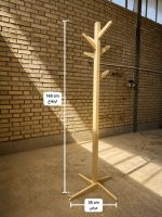 رگال لباس چوبی مدل درخت کد 22 - تصویر 3