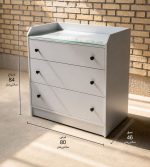دراور MDF سه کشو مدرن کد 23 - تصویر 6